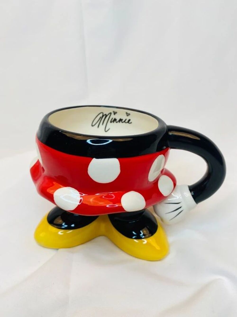 Fun silly red black disney parks minnie mouse butt mug nwt READ ME